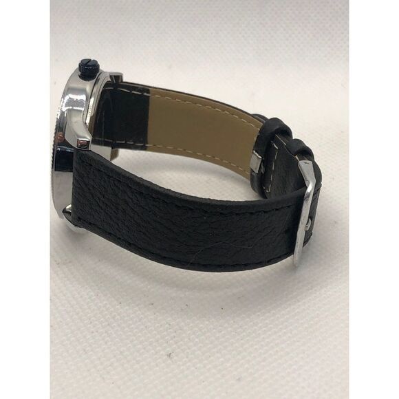 Kenneth Cole KC50877001 Unisex Leather Analog Silver Dial Quartz Watch OL134 - Picture 8 of 9